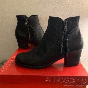 Aerosoles Acrobatic Ankle Bootie (worn once)
